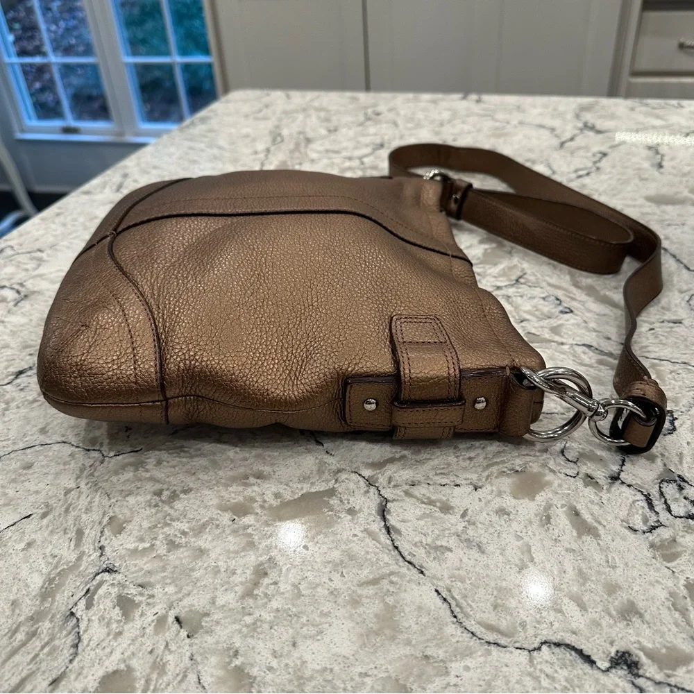 COACH Convertible Chain Duffel in Bronze, Style F19722